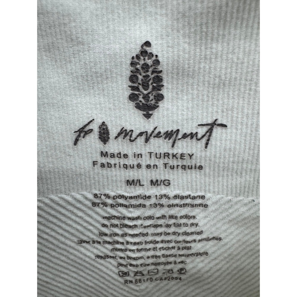 Free People FP Movement Free Throw Muscle Tank Top White Womens Size M/L - Picture 5 of 9